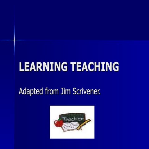 Learning Teaching | PPT