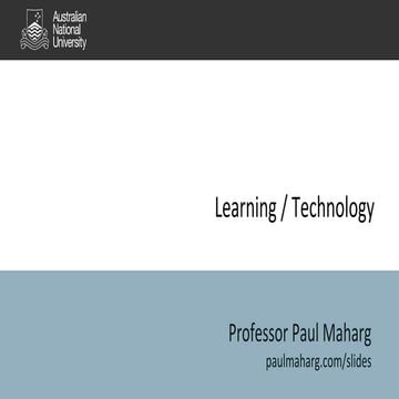 Learning / Technology in Legal Education