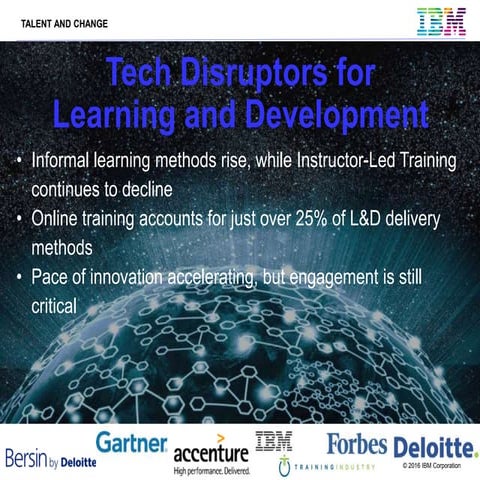 Learning Tech Disruptors 2016