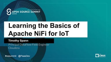 Learning the basics of Apache NiFi for iot OSS Europe 2020