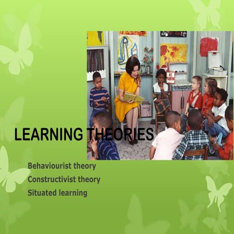 Learning theories