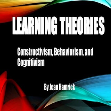 Learning theories