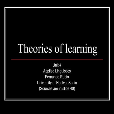 Learning Theory PPT.ppt
