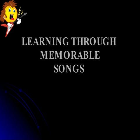 Learning Through Songs | PPT