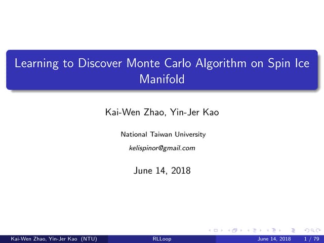 Learning to discover monte carlo algorithm on spin ice manifold