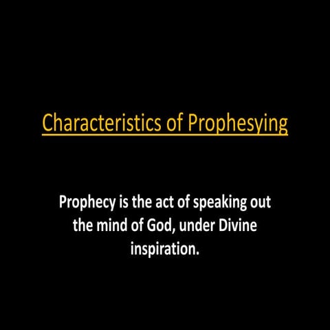 Learning to prophesy s2 8 fm2013