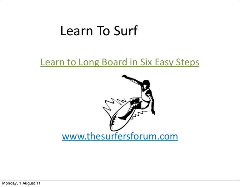 Learn to surf in 6 easy steps