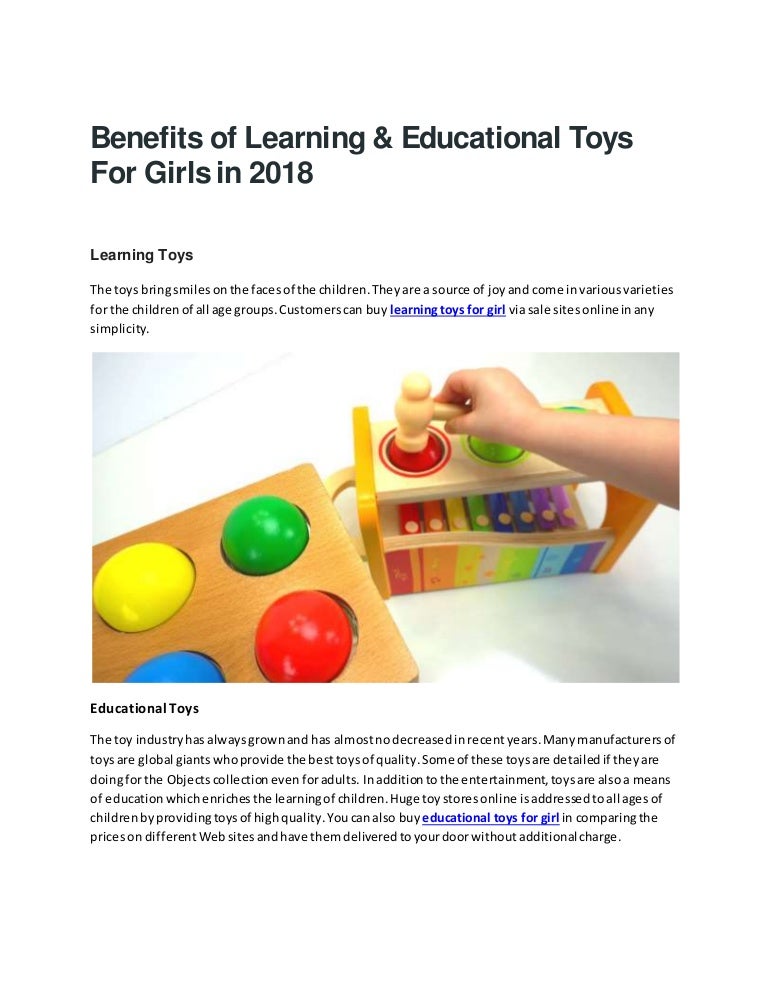 2018 educational toys