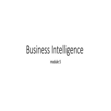 Business Intelligence chapter 1 on data warehouse | PPTX