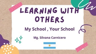 Learning with others: Presenting a collaborative global project