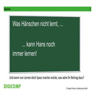 XING learningZ: Was Hänschen nicht lernt - kann Hans noch immer lernen!