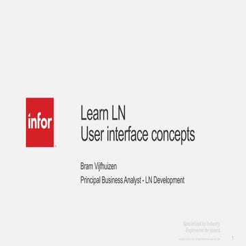 Inforln.com Learn LN - Infor Ming.le User Interface Concepts