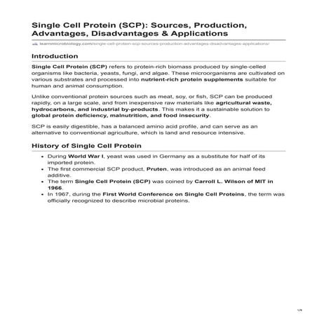 learnmicrobiology.com-Single Cell Protein (SCP): Sources, Production, Advanta...