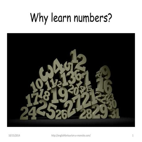 How to say numbers, prices, dimensions, dates and times for tourism