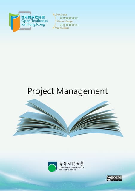 Open Textbook Basics of Project Management | PDF