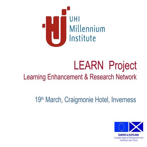 UHI Learn Project [original: Jacky Macmillan]