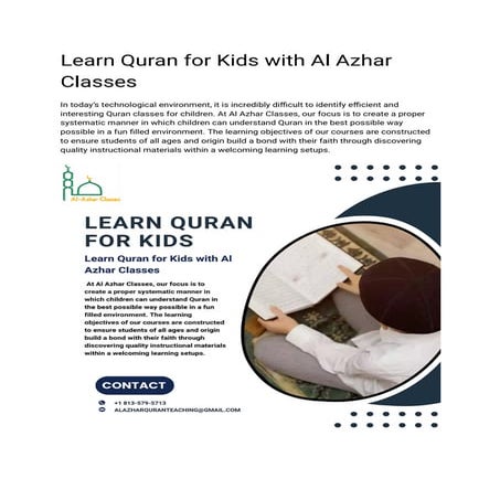 Al Azhar Classes Online Quran Academy pdf | PDF