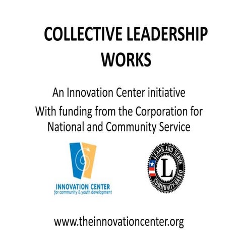 Collective Leadership Works