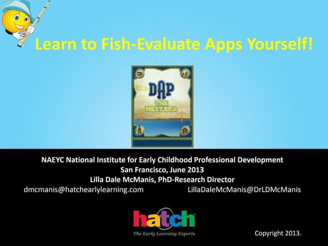 Learn to Fish: Learning to Evaluate Educational Apps