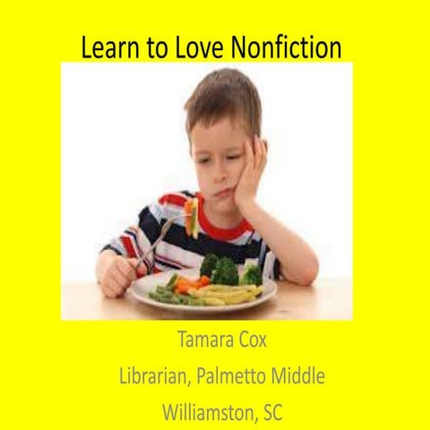 Learn to love nonfiction