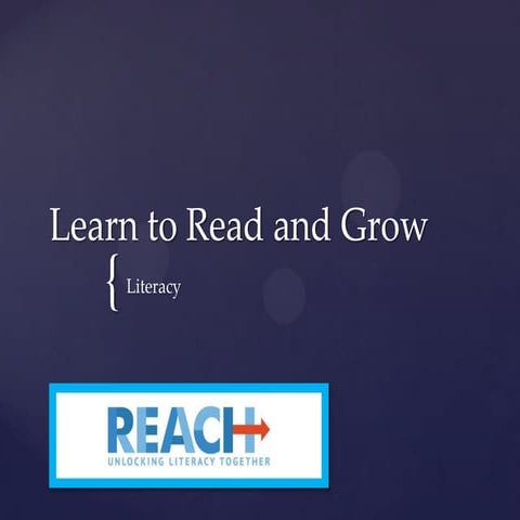 LEARN TO READ AND GROW