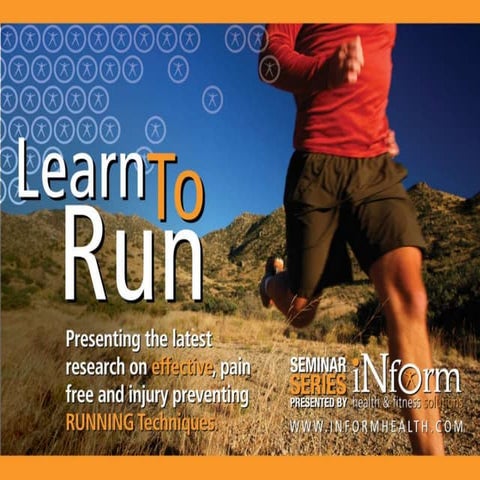 Learn to run. What we know and what we made up.