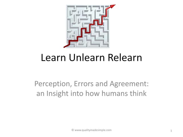 Learn, Unlearn and Relearn