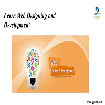 Learn web designing and development .1
