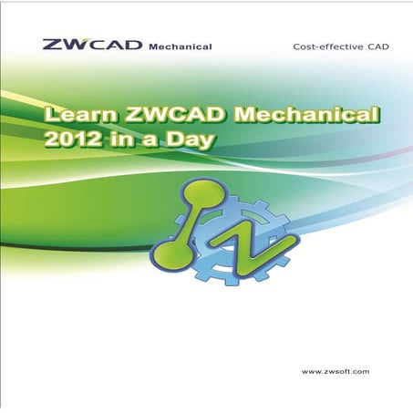 Learn zwcad mechanical  in a day
