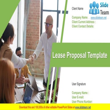 Lease Proposal Template PowerPoint Presentation Slides