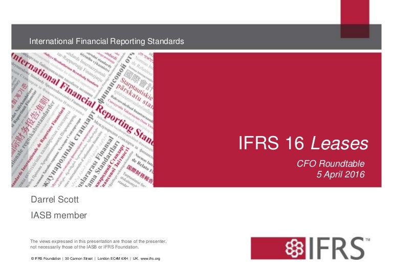 IFRS 16 Leases Presentation