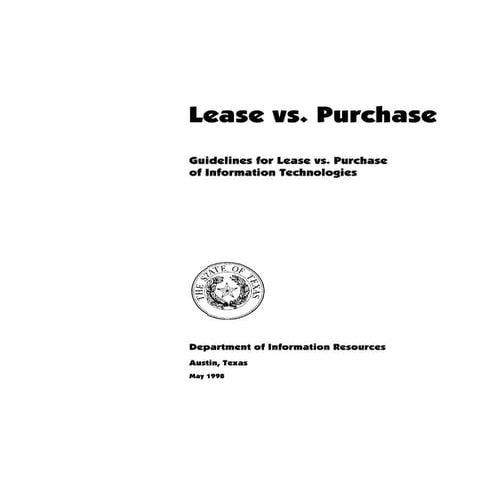 Lease Vs Purchase