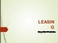 Leasing