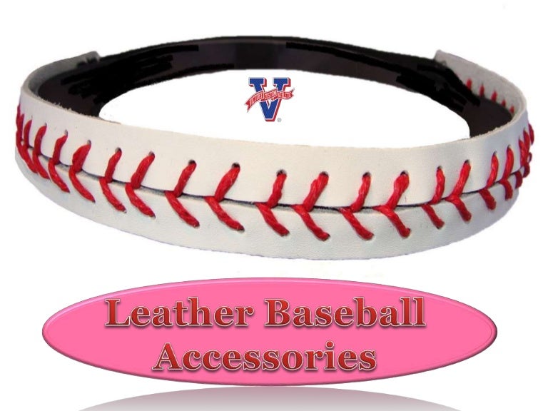 Leather baseball accessories