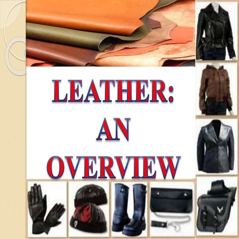 Leather presentation by ARPANA KAMBOJ
