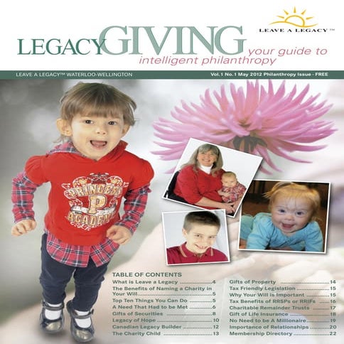 Leave A Legacy Guide May 2012