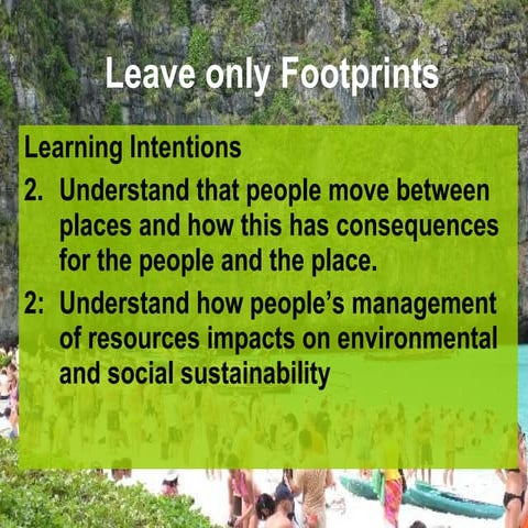 Leave only footprints