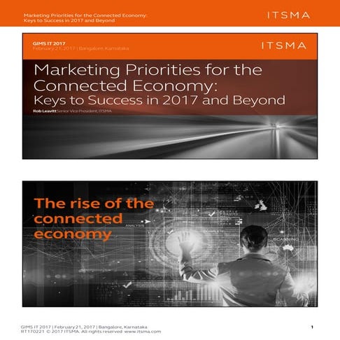 Marketing Priorities for the Connected Economy