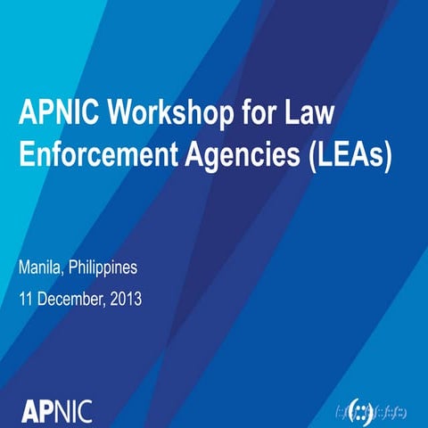 LEA Workshop 11/12/2013