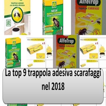 Trappole Adesive Per Scarafaggi (3 Pezzi) - Esche Alimentari, Inodore E Non Tossiche - 4