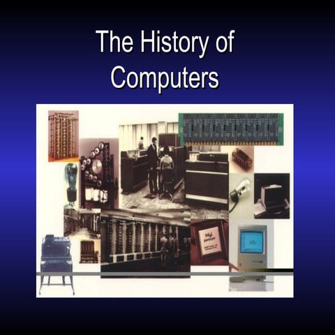 Lec 1-history &amp; evolution of computers