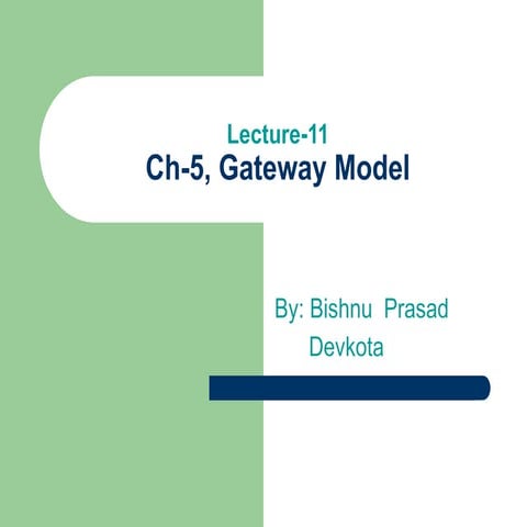 Gateway Model and Dryport Infrastructure in Nepal: Regional Trade and ...