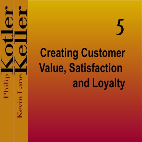 Creating Customer Value, Satisfaction and Loyalty / Marketing Management BY ...