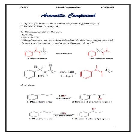 Aromatic Comp. Lec.5
