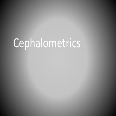 lateral cephalometry in orthodontics