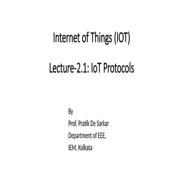 IOT LECTURE IOT LECTURE IOT LECTURE IOT LECTURE