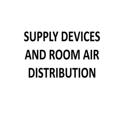 S3 Lec 6 (Air Distribution) Note