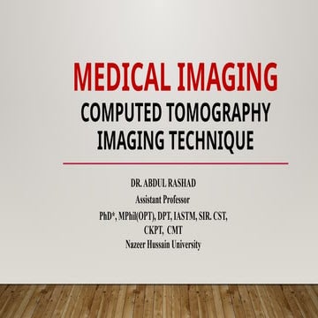 Ct scan | PPTX
