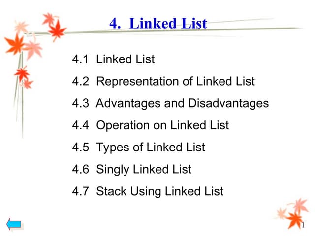 lecture four of data structures :Linked List-ds.ppt
