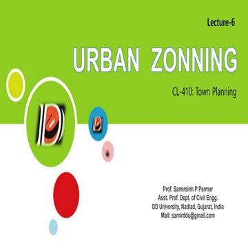 Lec -6 URBAN ZONING.pptx